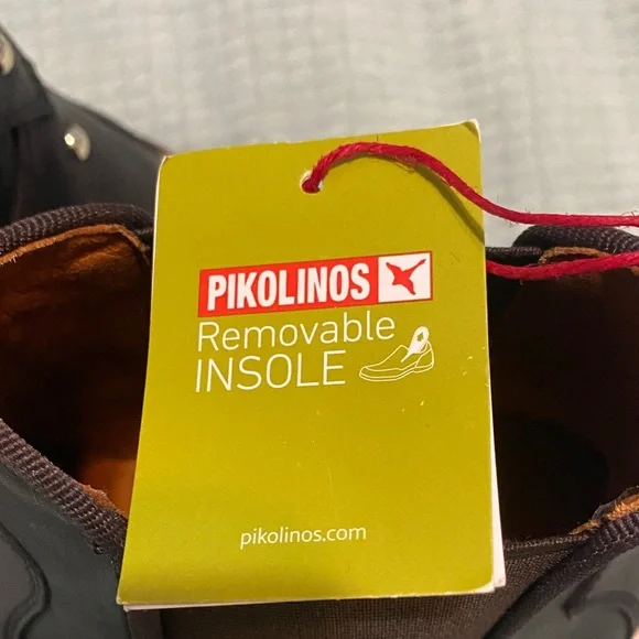 PIKOLINOS Woman's Black and Brown Italian Leather Boots - Picture 2 of 3